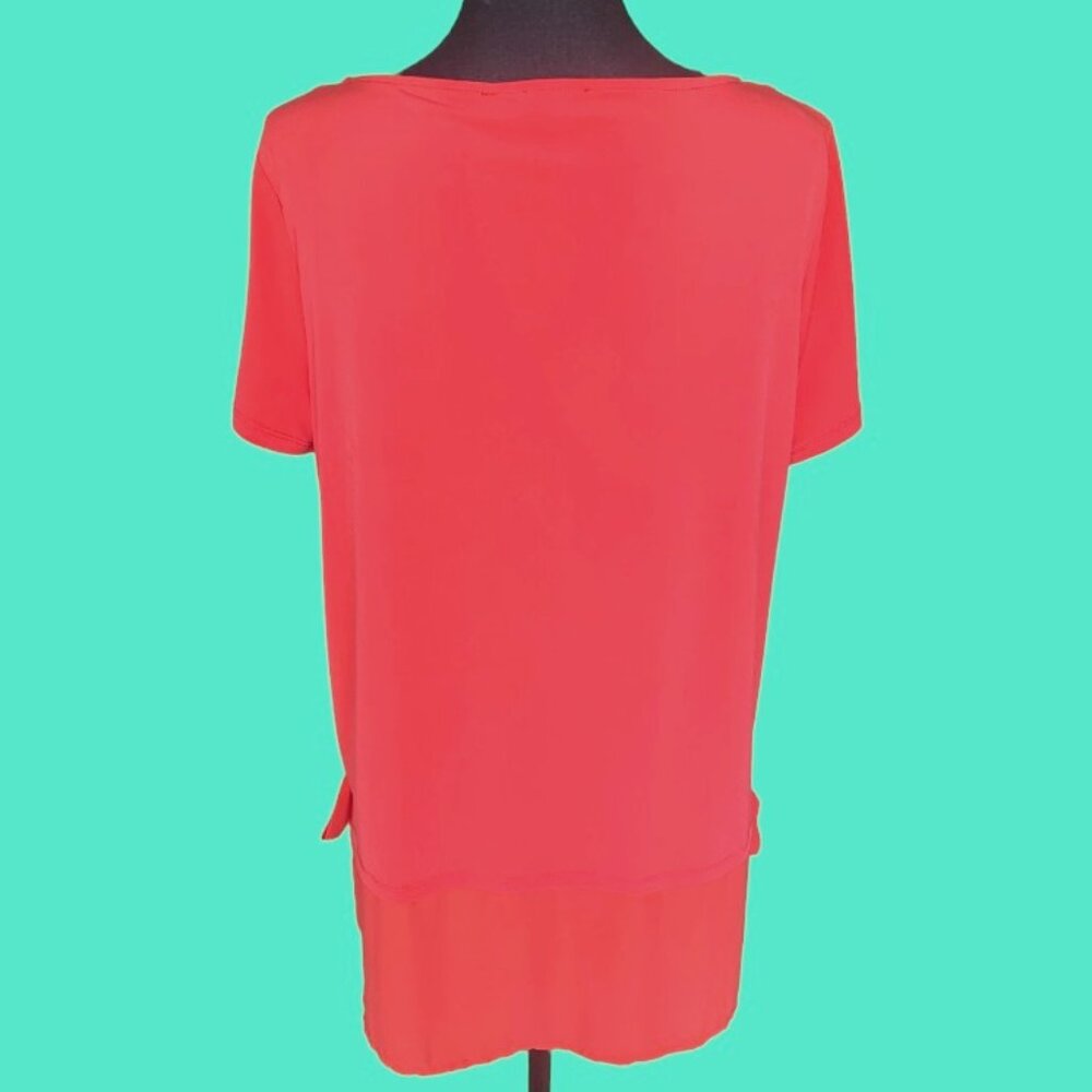 Ivanka Trump Red Tunic Top - Picture 3 of 6